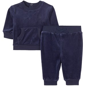 Ralph Lauren Velour Mjukisset French Navy 12 mån