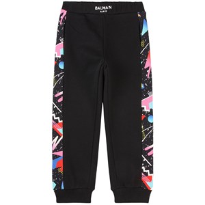 Balmain Abstract Print Mjukisbyxor Svarta 4 år