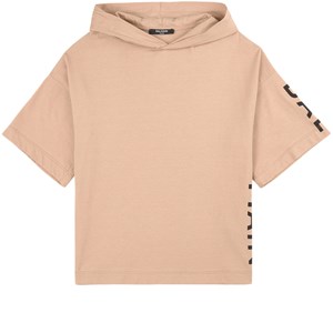 Balmain Brown Short Sleeved Hooded Sweatshirt 6 år