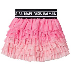 Balmain Logo Tyll Kjol Rosa 14 years