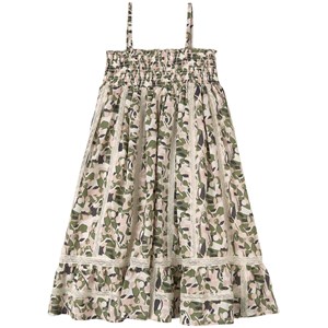 Bonpoint Floral Print Klänning Grön 4 år