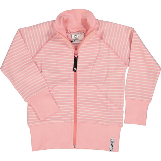 Ziptröja Teen Classic Rosa/vit