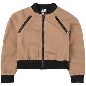 Karl Lagerfeld Kids Logo Jacka Khaki 6 år