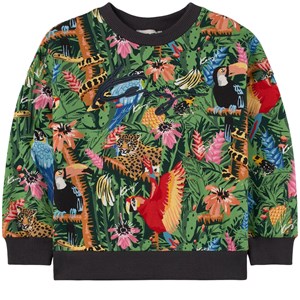 Kenzo Grey and Green Pattern Sweatshirt 3 år