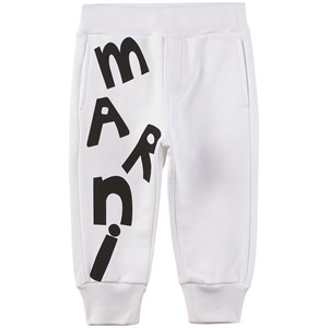 Marni White Branded Sweatpants 24 mån