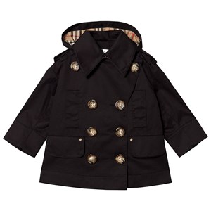 Burberry Hooded Trenchcoat Svart 3 years