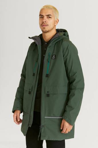 Haglöfs Jacka Mörkret GTX Down Parka Men Grön