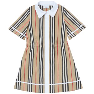 Burberry Alexandra Icon Stripe Klänning Archive Beige 4 år