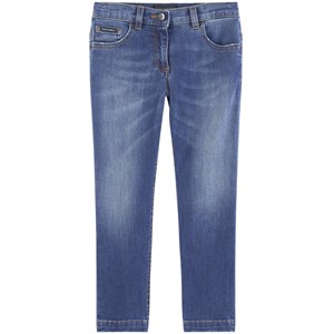 Dolce & Gabbana Mini Me Skinny Fit Jeans Blå 4 år