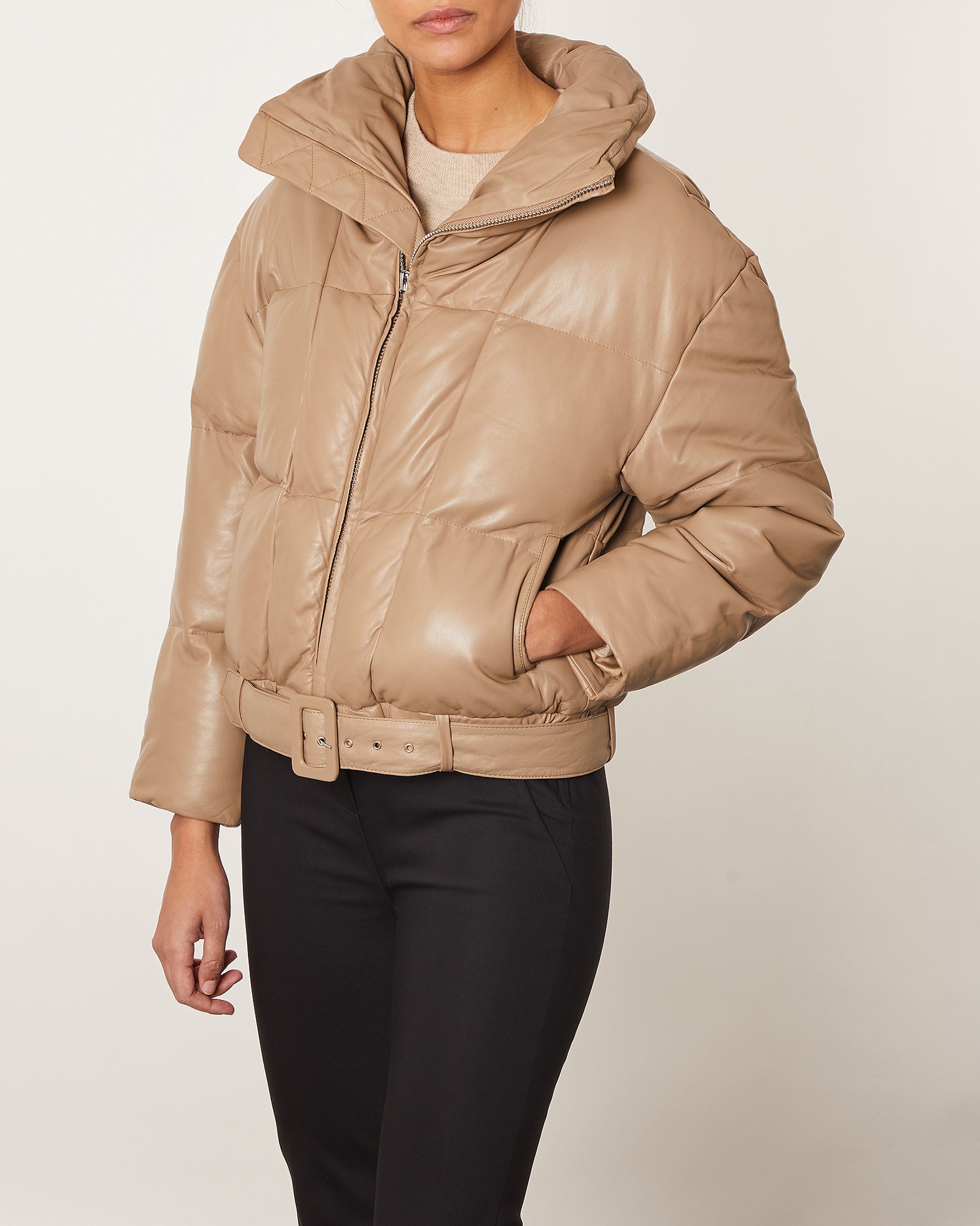 Dante6 Jacka Daliz Leather Padding 2 (S) Brun 331