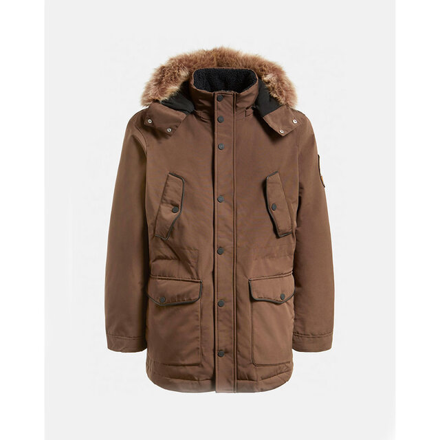 Real Down Cool Puffa Parka Down Jacket