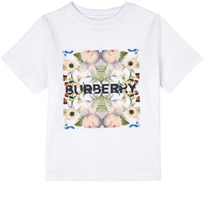 Burberry Floral Logo T-shirt Vit 6 år