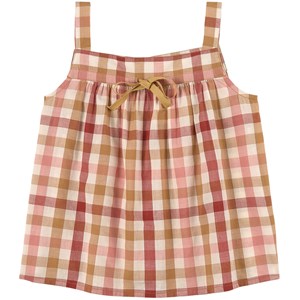 Bonpoint Check Print Lys Blouse 6 år