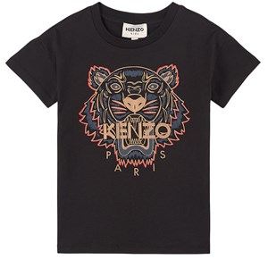 Kenzo Tiger T-shirt Svart 8 år