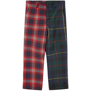 Dolce & Gabbana Mixed Tartan Byxor Röda 4 år
