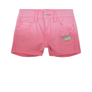 Billieblush Glitter Heart Detail Jeansshorts Rosa 2 år