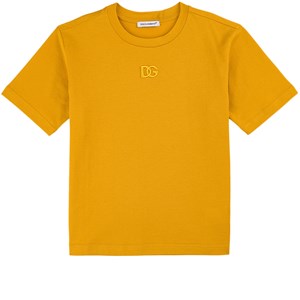 Dolce & Gabbana Logo T-shirt Senapsgul 3 år