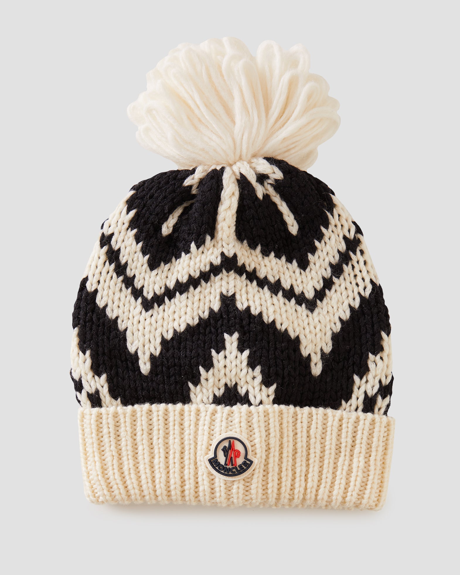 Moncler Mössa ONESIZE Svart/vit 100