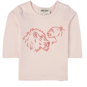 Kenzo Lion Tröja Ljusrosa 6 mån
