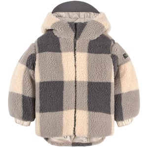 Il Gufo Sherpa Rutig Jacka Grå 2 år