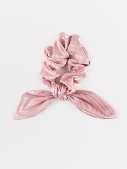 Scrunchie med knut