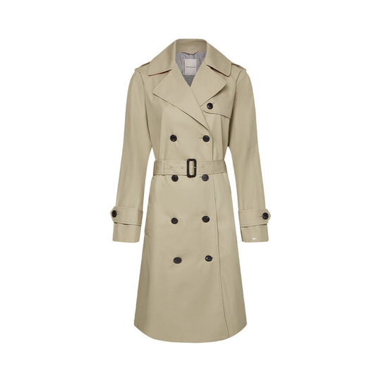 Woven Blend Trench Coat