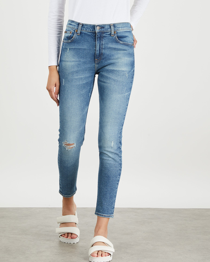POLO Ralph Lauren Jeans High Rise Skinny Ankle 27 Blå 163