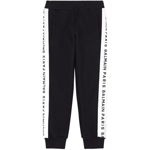 Balmain Logo Mjukisbyxor Svarta 12 år