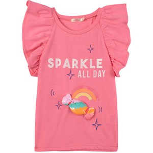 Billieblush Sequin Candy Topp Rosa 2 år