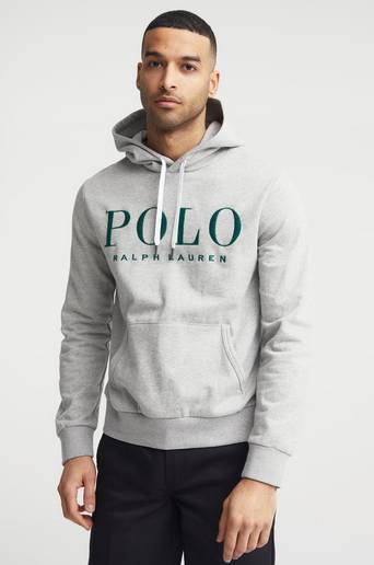 Polo Ralph Lauren Hoodie Polo Graphic Fleece Hoodie Grå