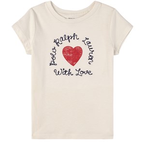 Ralph Lauren Heart T-shirt Vit 14-16 years