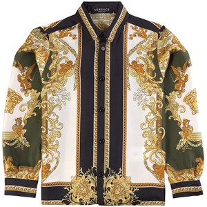 Versace Baroccoflage Skjorta Off white 8 år