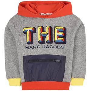 The Marc Jacobs Logo Huvtröja Grå 2 år