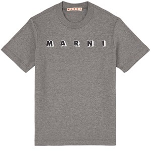 Marni Logo T-shirt Grå 6 år