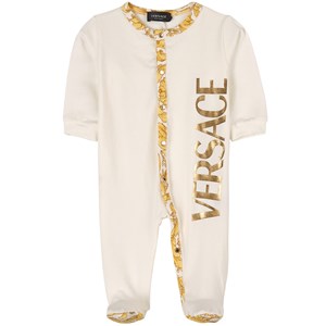 Versace Baroque Trim Sparkdräkt Vit 0-3 mån