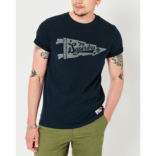 Vintage Script Style Coll T-Shirt