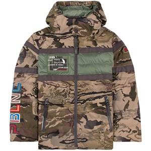 Poivre Blanc Camouflage Vadderad Jacka Grön 10 år