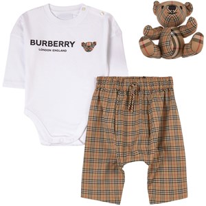 Burberry Rutigt Baby Set Beige 3 mån