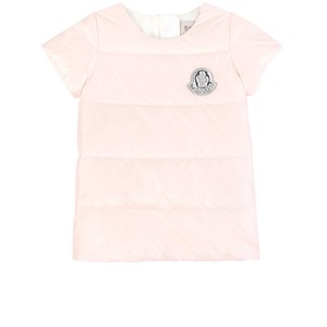 Moncler Vadderad Klänning Rosa 12-18 mån