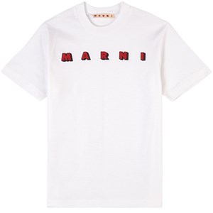 Marni Logo T-shirt Vit 4 år