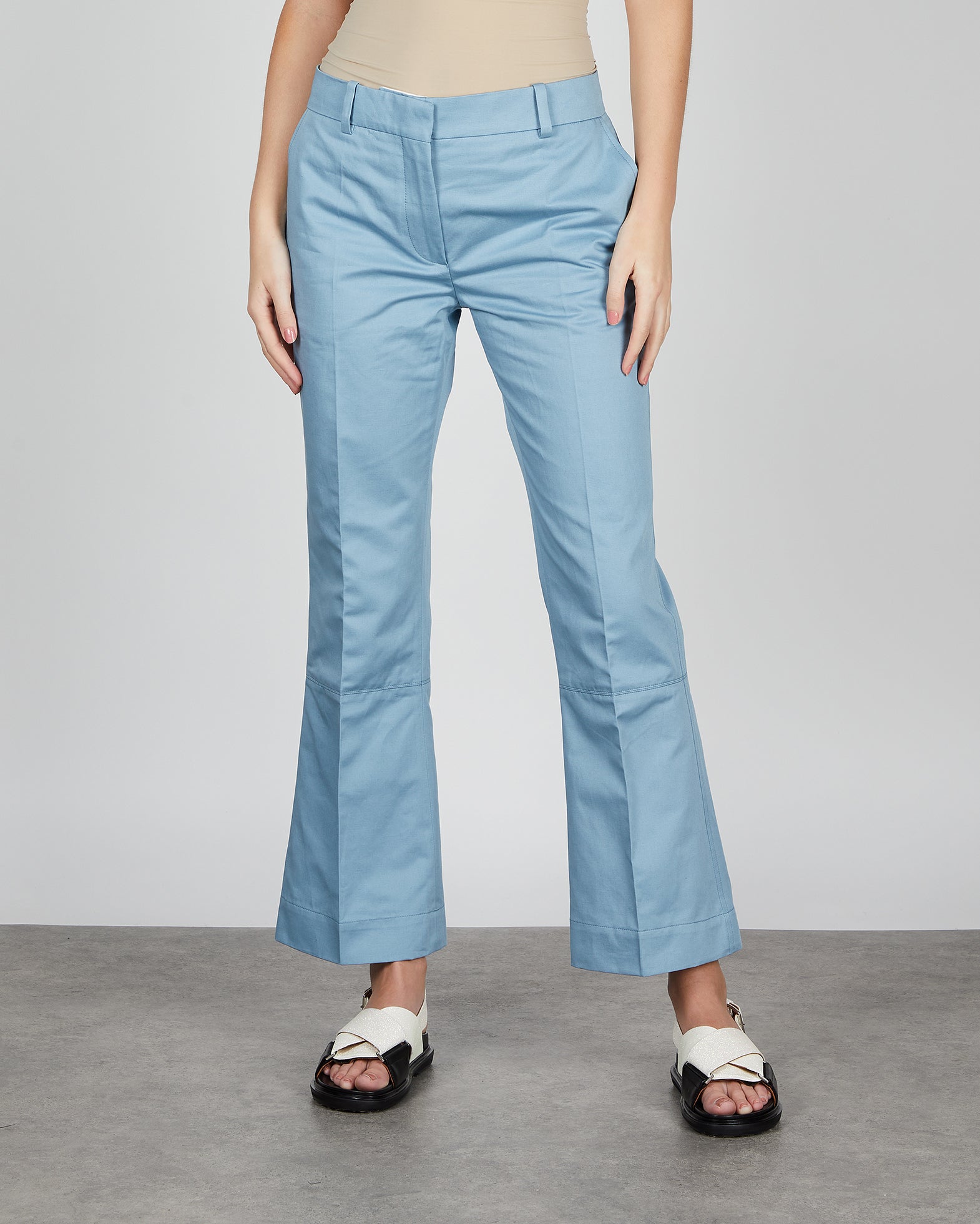Marni Byxa IT 40 (EUR 36) Blå 021