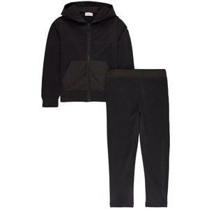 Moncler Logo Mjukisset Svart 10 år