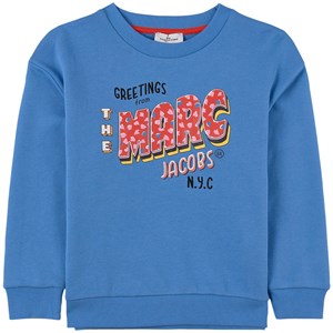 The Marc Jacobs Logo Tröja Blå 2 år