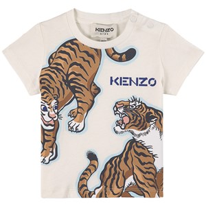 Kenzo Tiger T-shirt Gräddvit 6 mån
