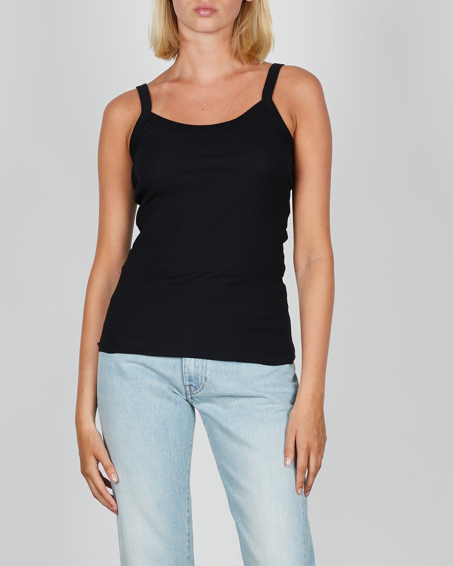 Filippa K Linne Fine Rib XS Svart 001