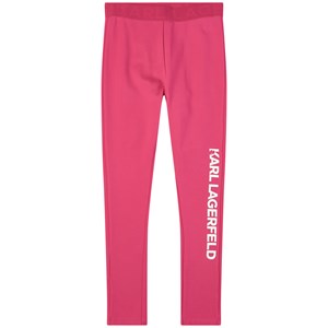 Karl Lagerfeld Kids Logo Leggings Rosa 4 år