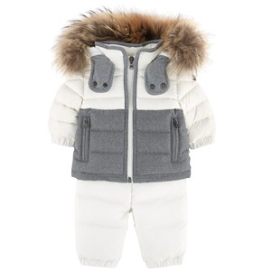 Moncler Winter ski jacket and trousers with feather and down padding 9-12 mån