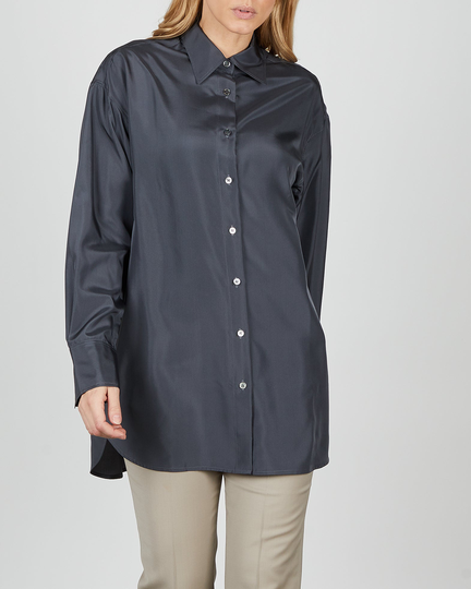 Filippa K Skjorta Mandy Silk Metallic 40