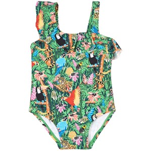 Kenzo Jungle Print Baddräkt Grön 12 mån