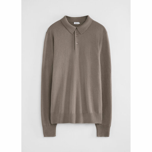 Merino Knitted Polo Shirt